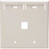 Leviton Number of Gangs: 2 High-Impact Plastic, Light Almond 42080-1TP